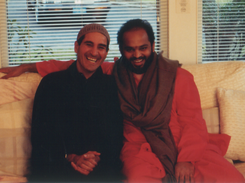 Master Charles Cannon With Swami Nityananda
