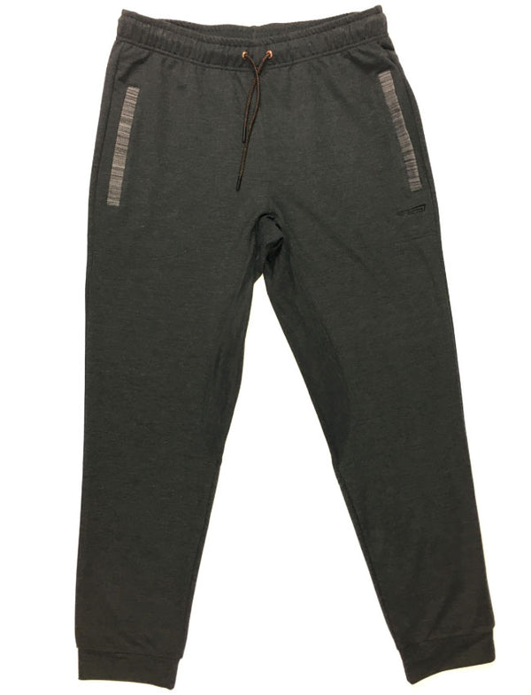 7D Copper Men's Warm Up Jogger Pants, Charcoal Heather