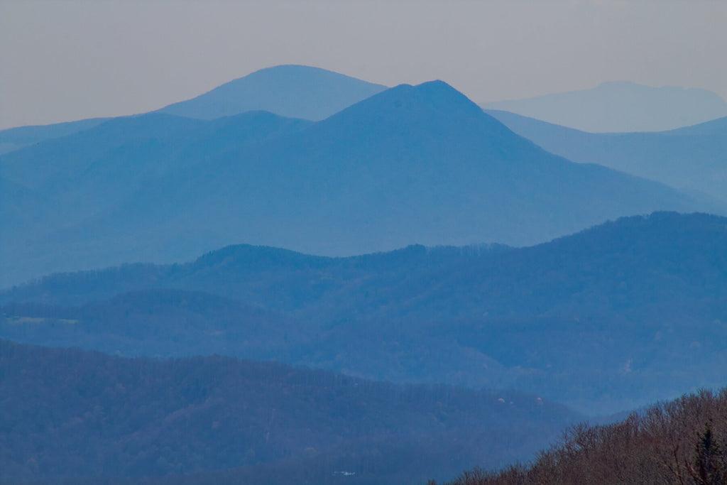 Photo of blue ridge mountains