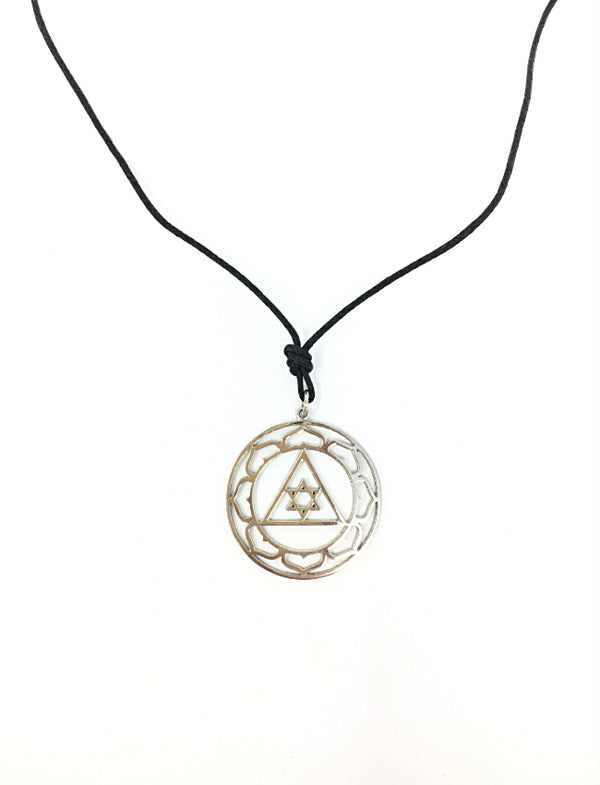 7D Ganesh Yantra Necklace – Solid Sterling Silver